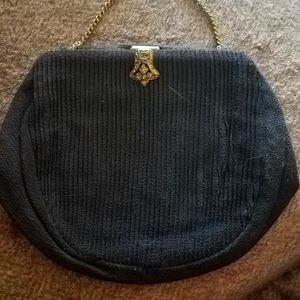 Antique vintage black purse